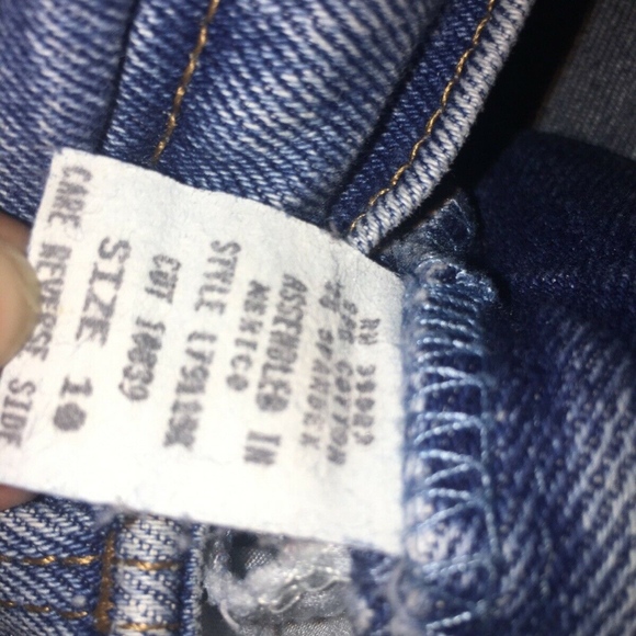 Vtg ACTION WEST Stretch Denim Jeans sz 10 High Wai - Picture 7 of 8